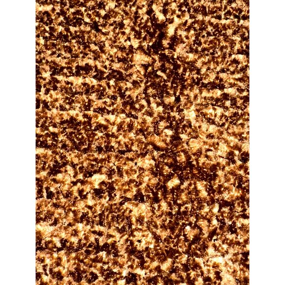 CCC Handmade Brown Knitted Shawl Wrap Fringe Edges One Size Casual Winter Nights - Picture 6 of 6